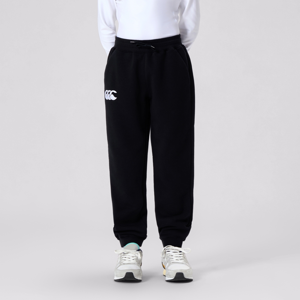 JUNIOR UNISEX LEISURE SWEATPANTS BLACK
