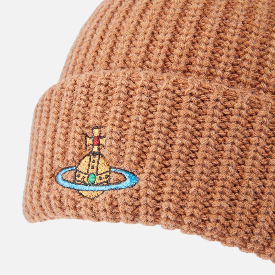 Vivienne Westwood Sporty Ribbed Wool Beanie