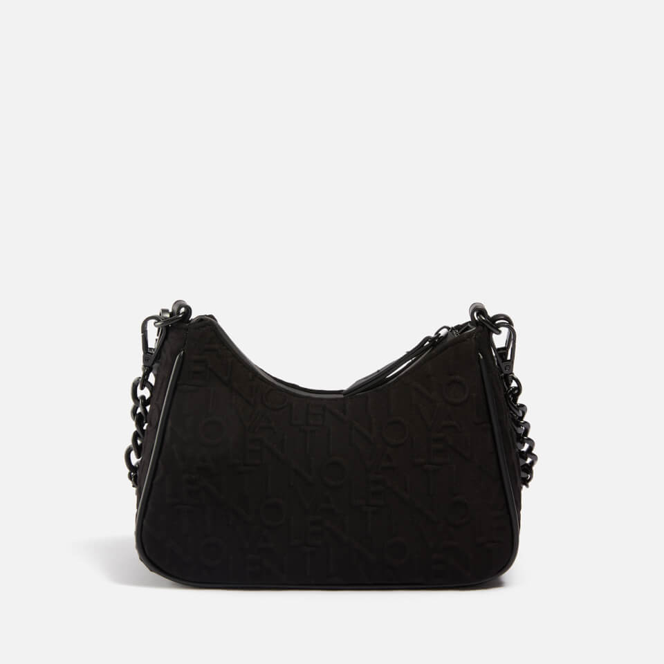 Valentino Thermal Logo Embossed Neoprene Shoulder Bag