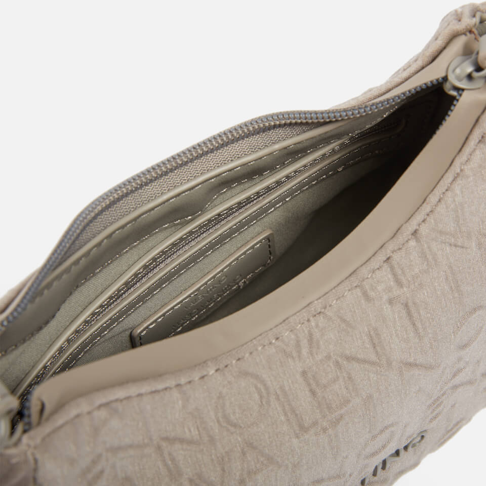 Valentino Thermal Logo Embossed Neoprene Shoulder Bag