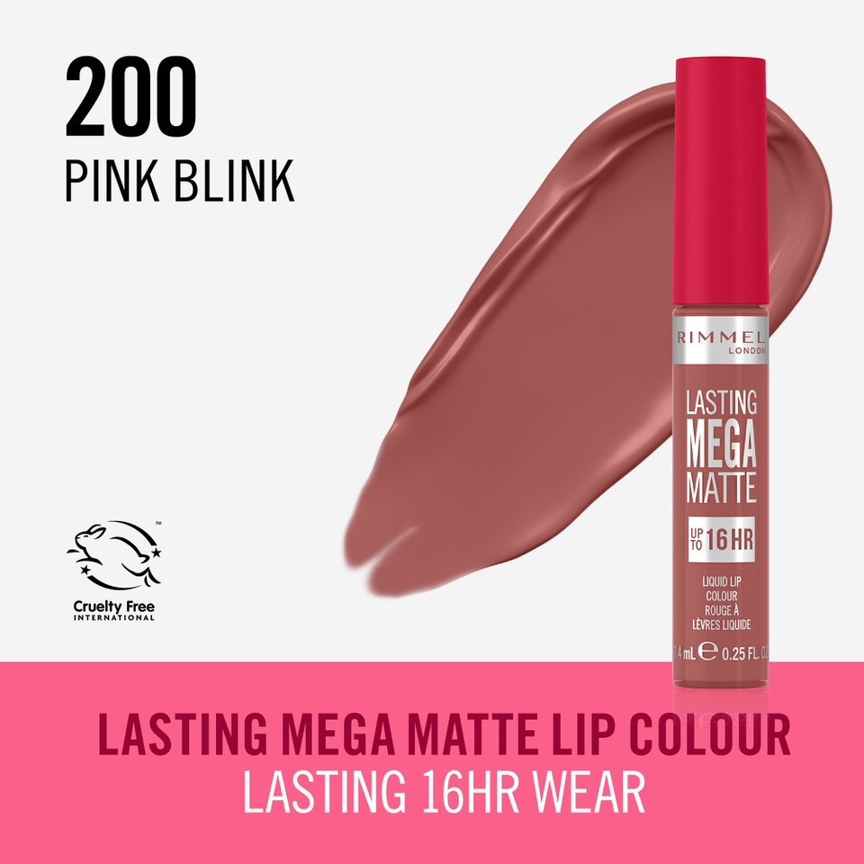 Rimmel Lasting Mega Matte Liquid Lip - 210 Rose and Shine?