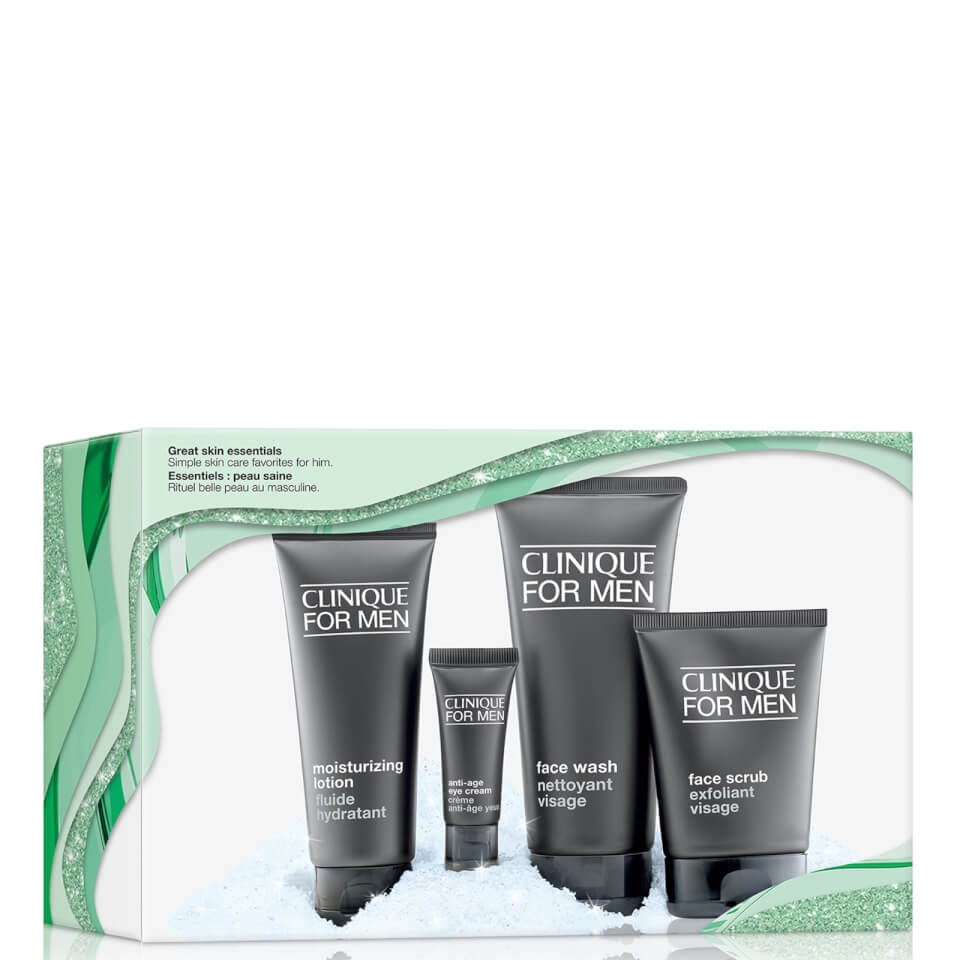 Clinique for Men Skincare Essentials Gift Set for Normal Skin Types