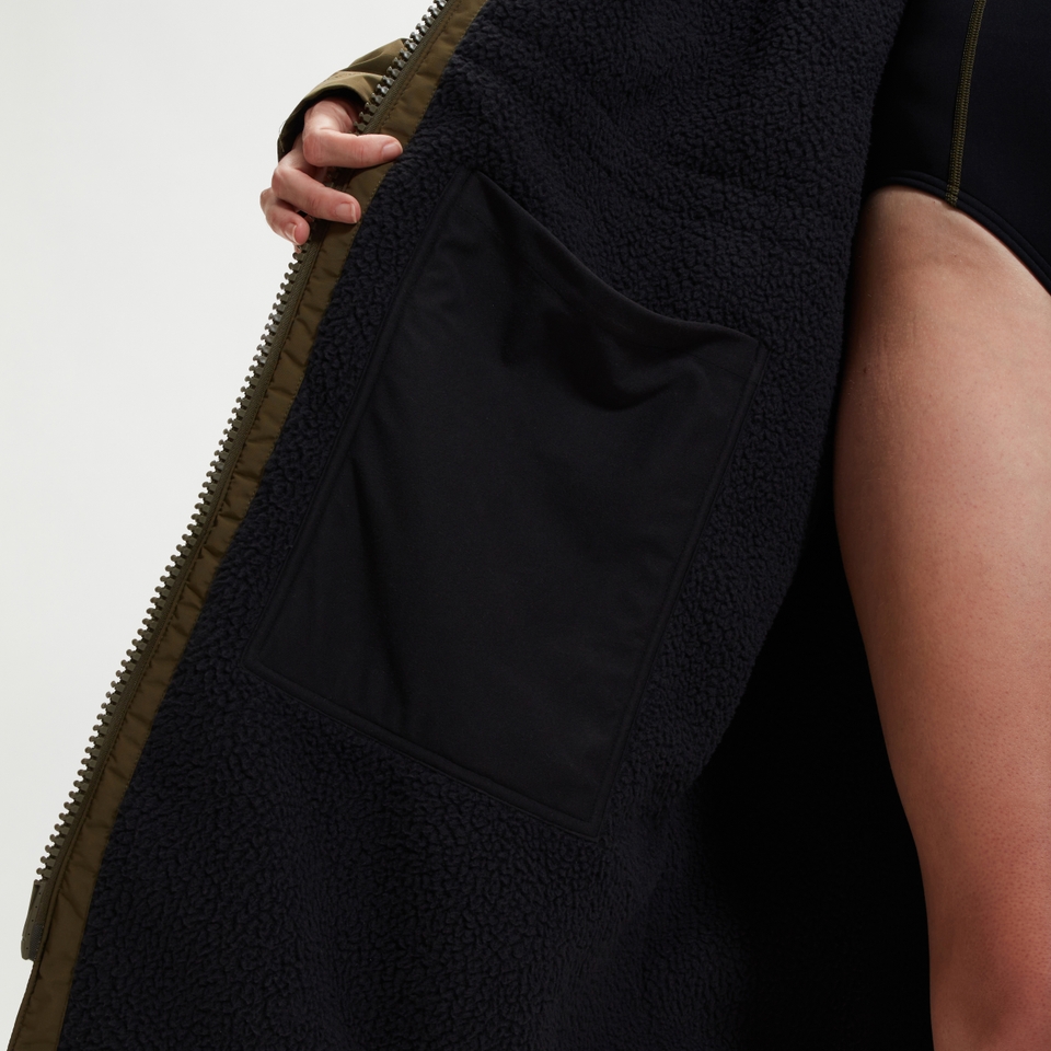 Therma Change Robe für Erwachsene Grün/Schwarz
