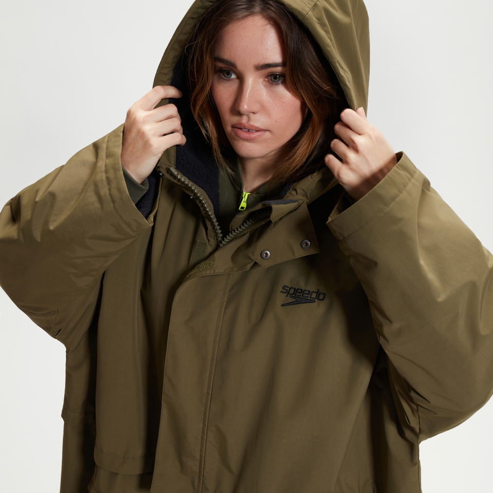 Adult Therma Change Robe Green Black