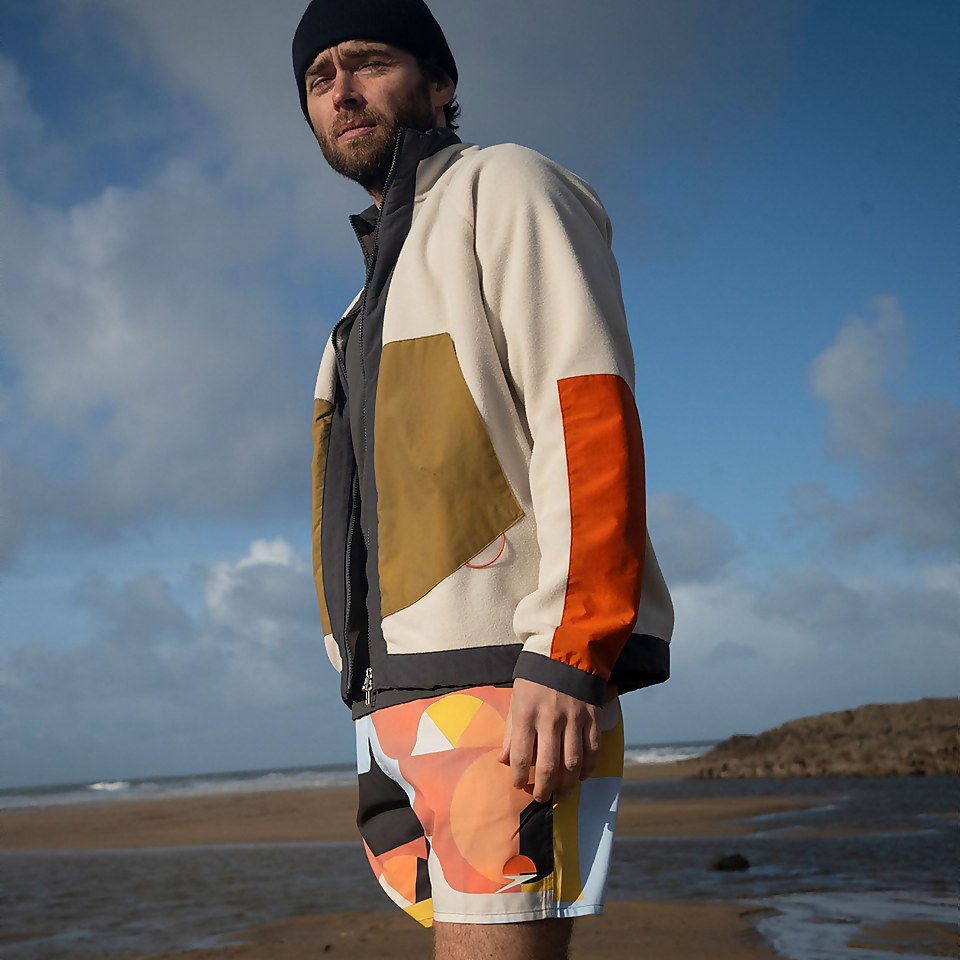 Folk x Speedo Cream Signal Fleece Jacket