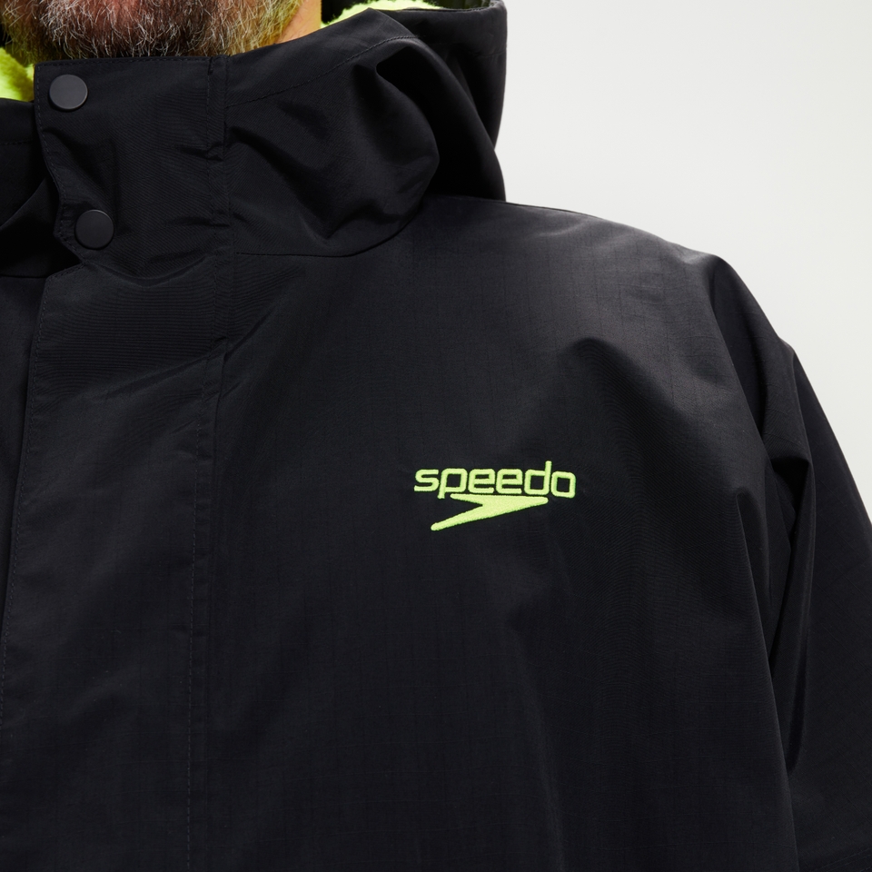 Unisex  Change Robe Black/Green