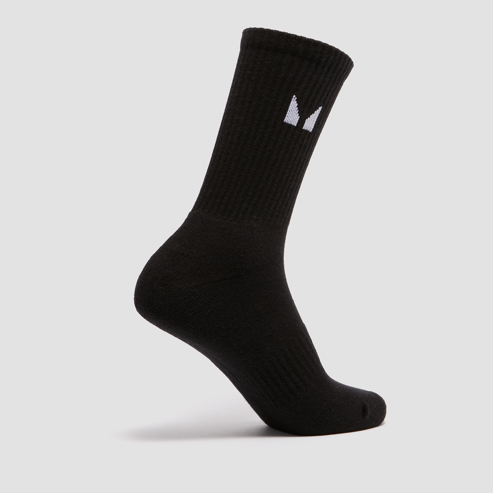 MP Unisex Crew Socks (3 Pack) - White/Black/Grey Marl