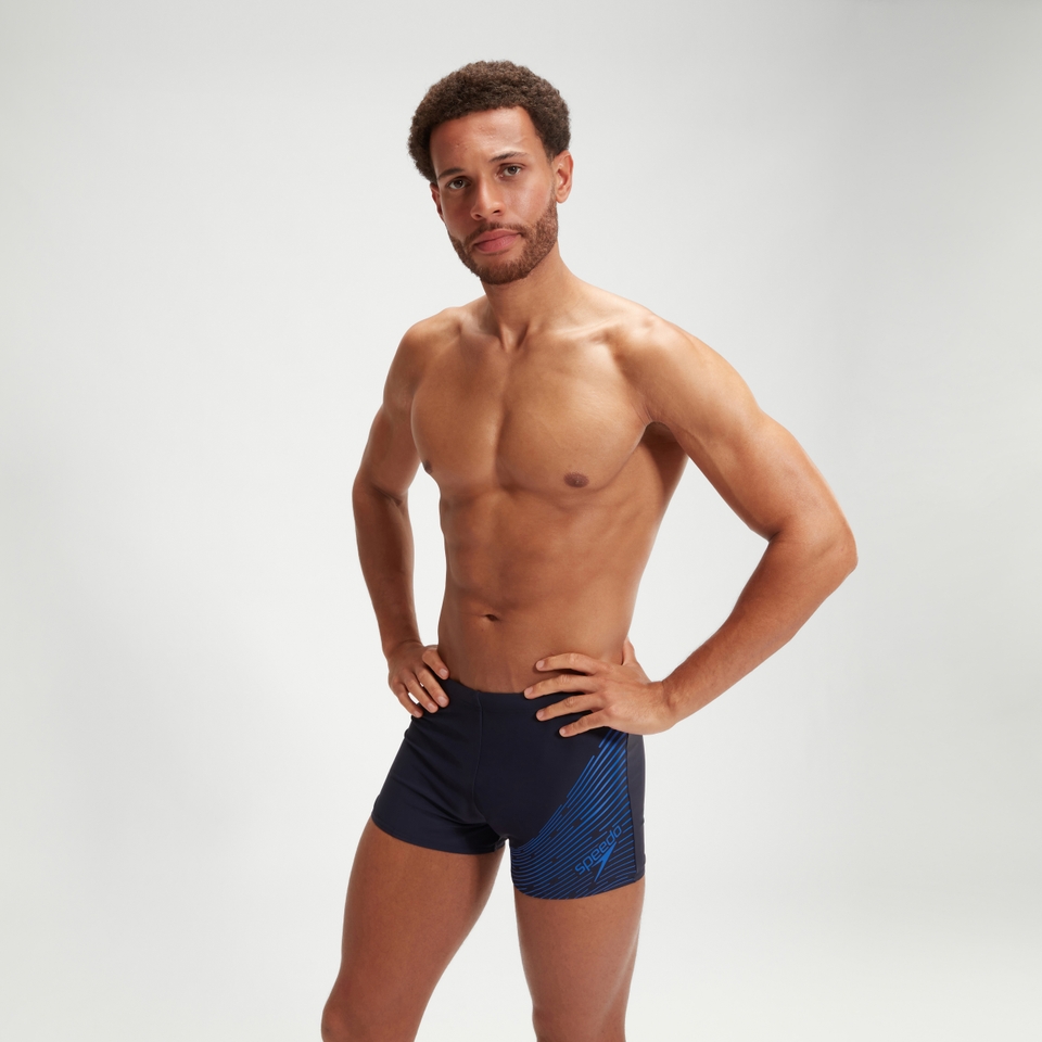 Men's Medley Logo Aquashort Navy/Blue