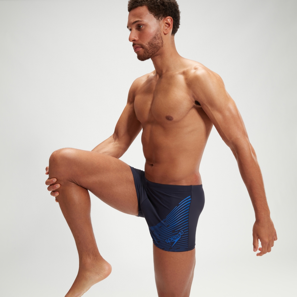Boxer de bain Homme Medley Logo bleu marine/bleu