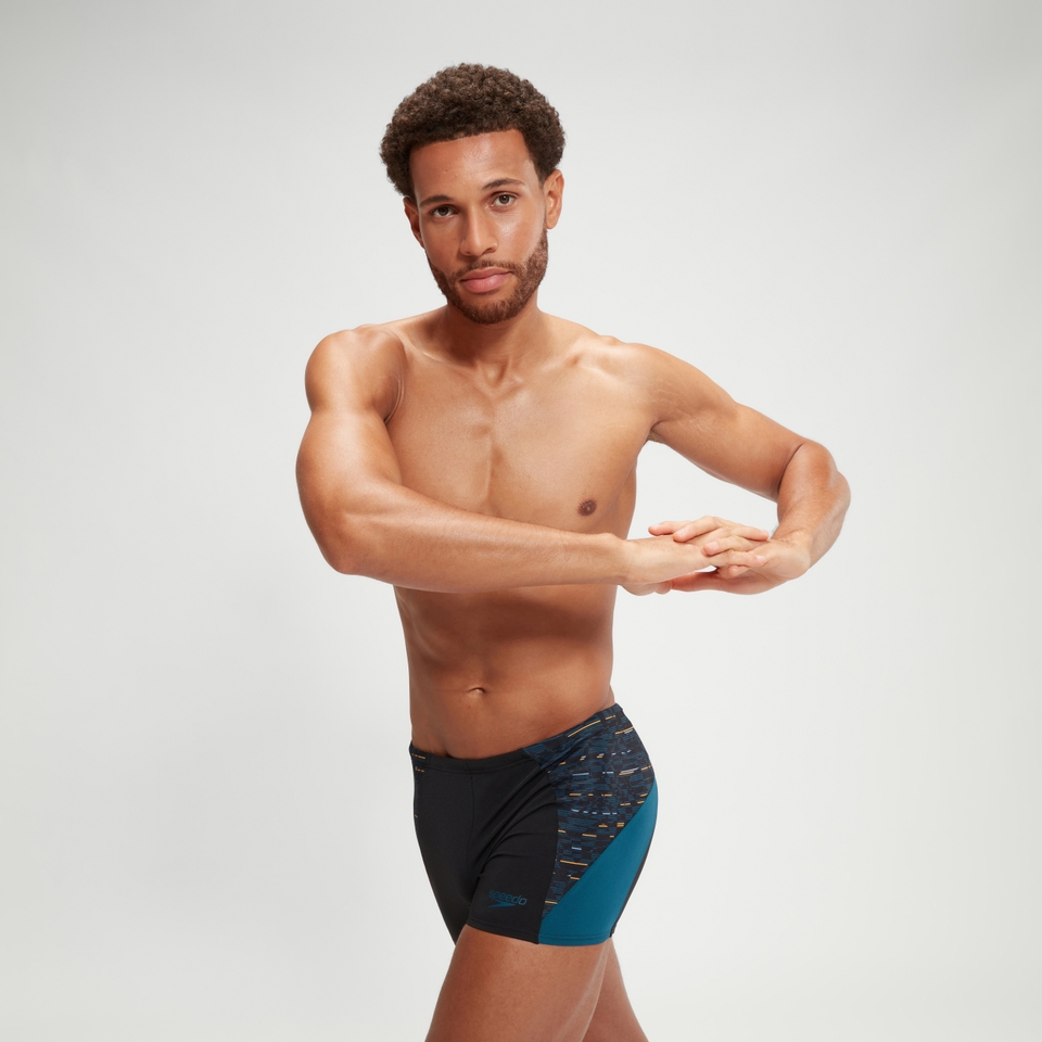 Men's Endurance+ Max Splice Aquashort Black/Teal