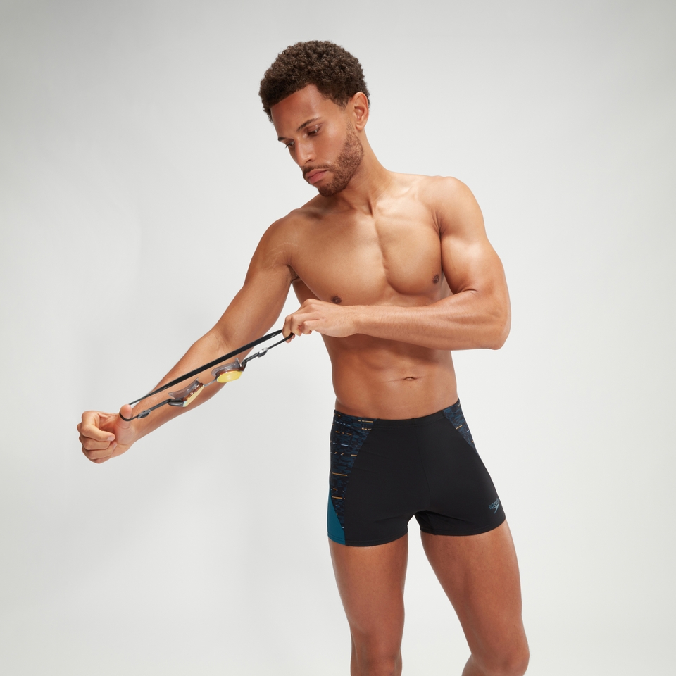 Men's Endurance+ Max Splice Aquashort Black/Teal
