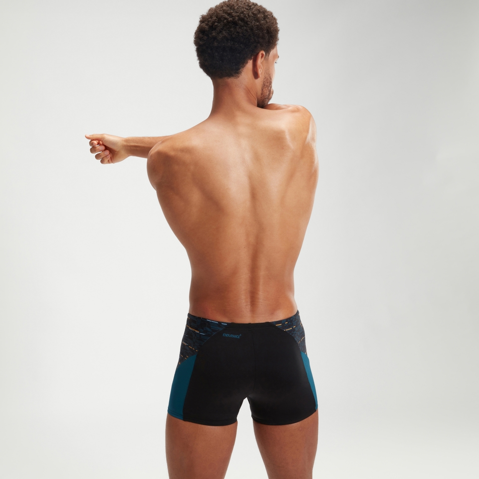 Men's Endurance+ Max Splice Aquashort Black/Teal