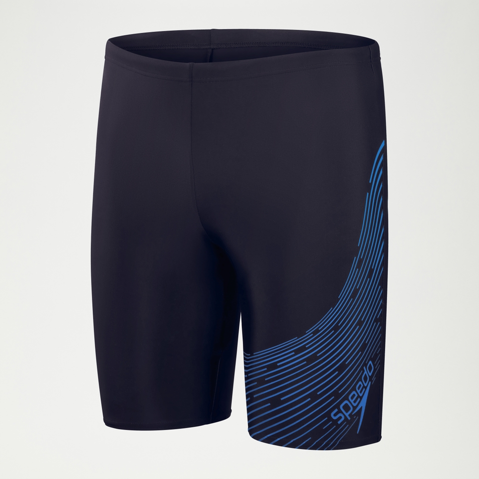 Medley Logo-Schwimmhose für Herren Marineblau/Blau