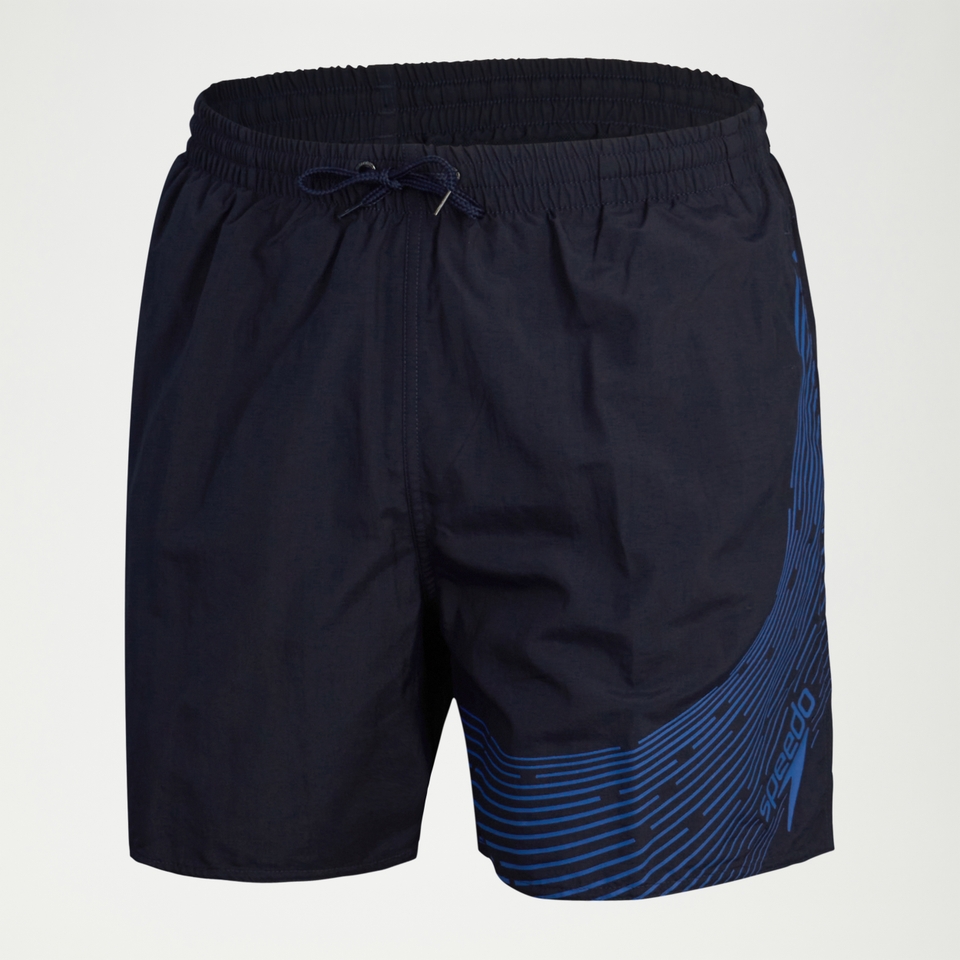 Men's Hyper Boom Logo 16'' Swim Shorts Navy/Blue