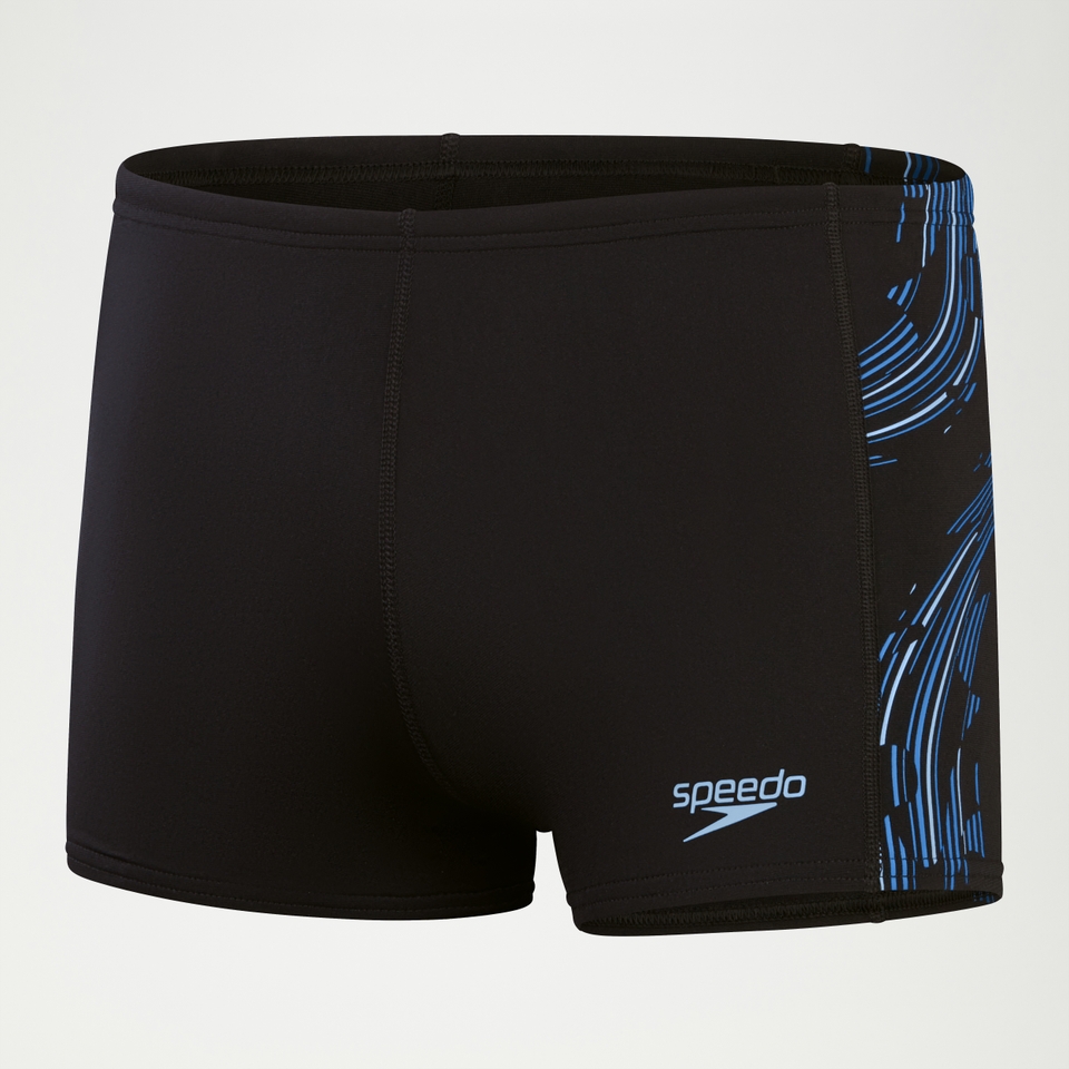 Men's Tech Panel Aquashort Black/Blue