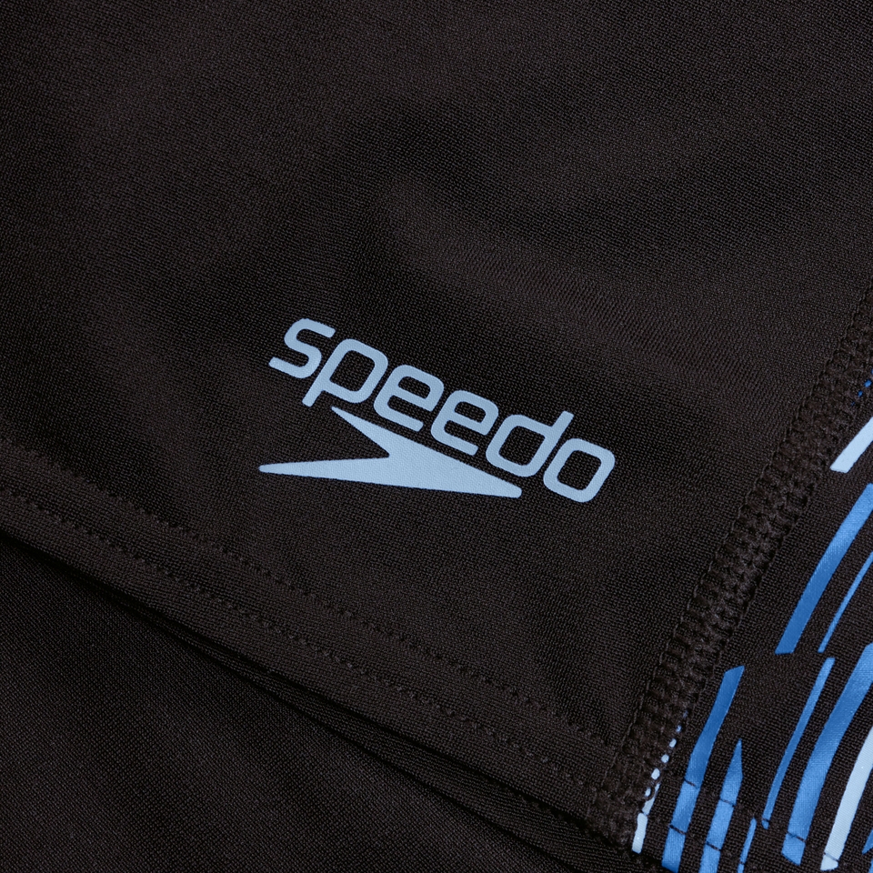 Men's Tech Panel Aquashort Black/Blue
