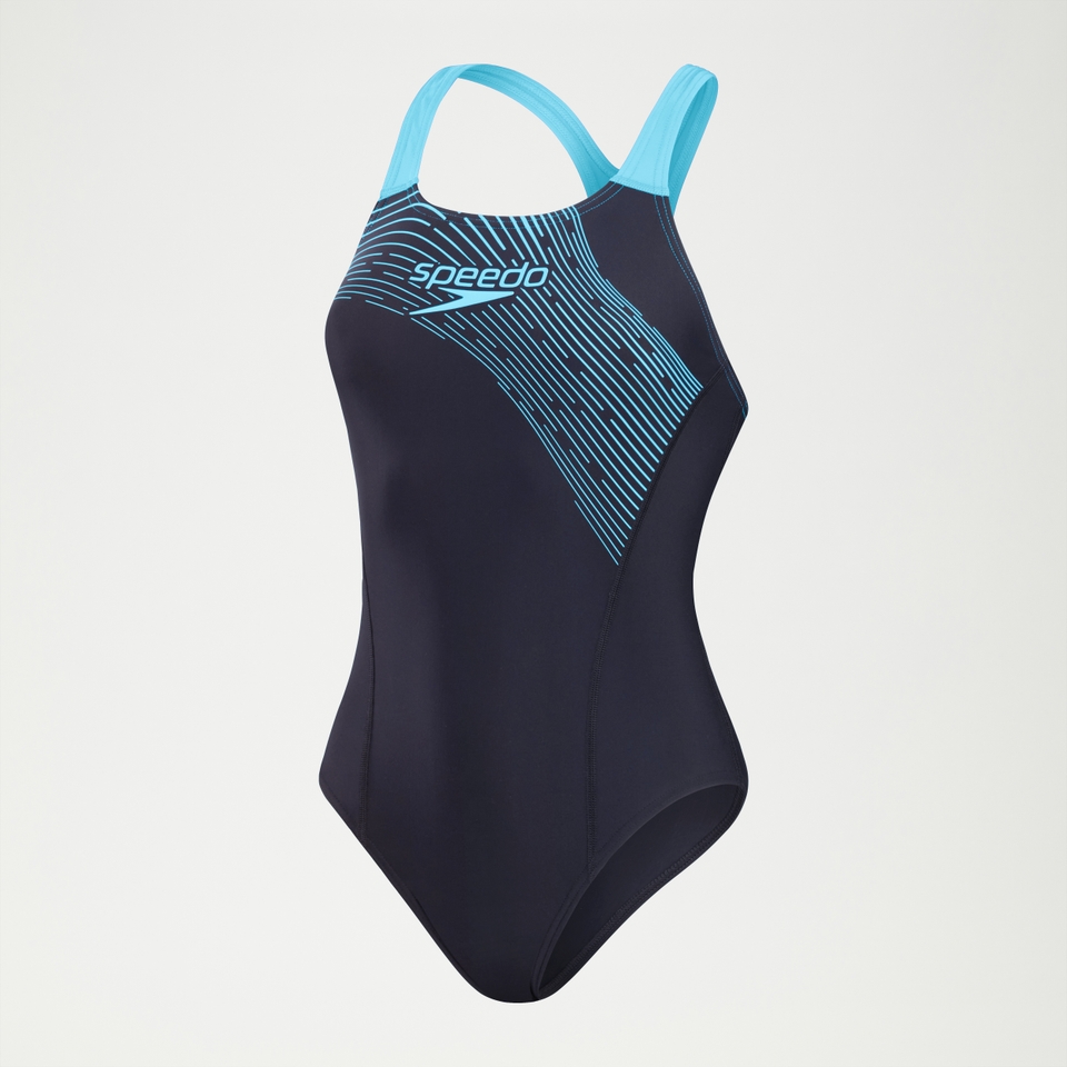 Maillot de bain Femme Medley Logo bleu marine/bleu