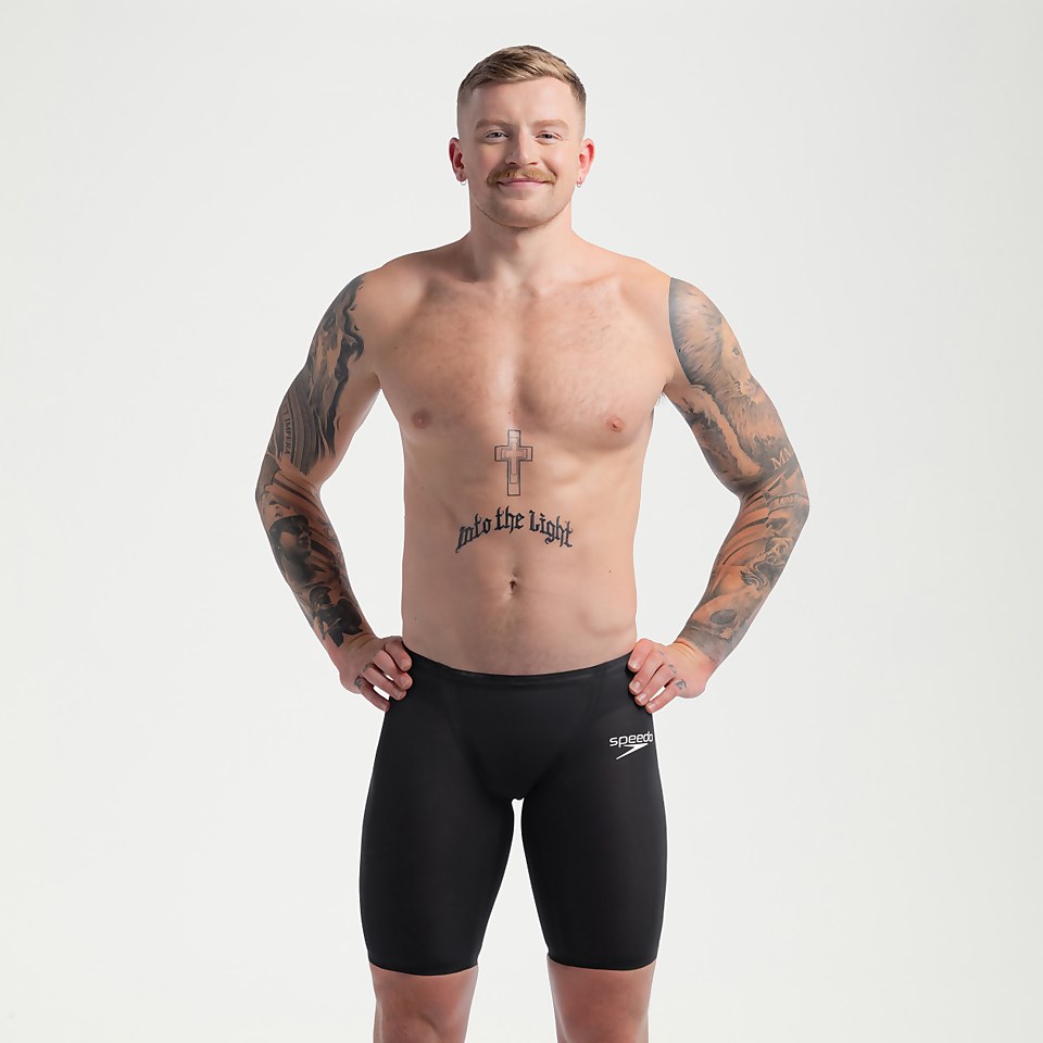 Fastskin LZR Pure Valor 2.0 Hochtaillierte Schwimmhose für Herren Schwarz