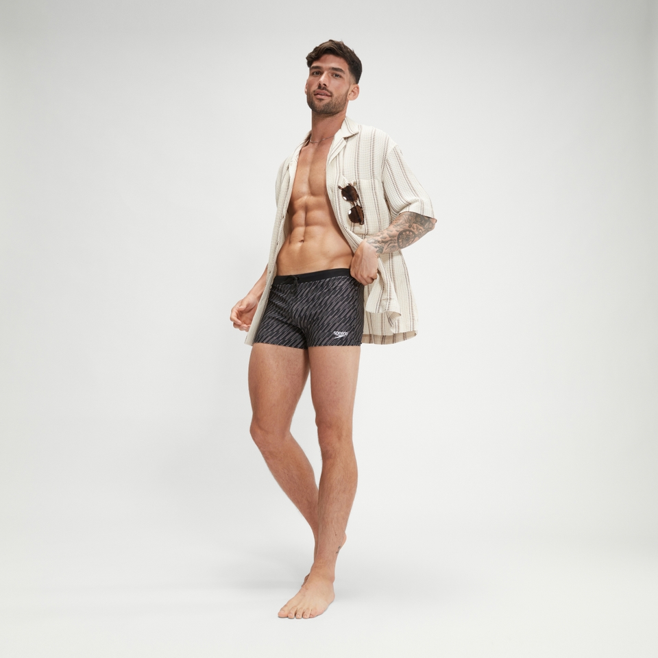 Valmilton-Aquashorts für Herren Schwarz/Grau