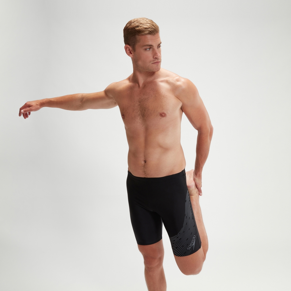 Men's Medley Logo Jammer Black/Grey