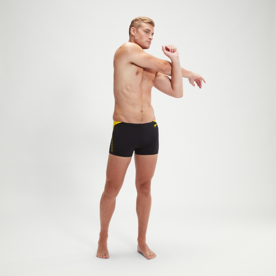 Men's Hyper Boom Splice Aquashort Black/Yellow