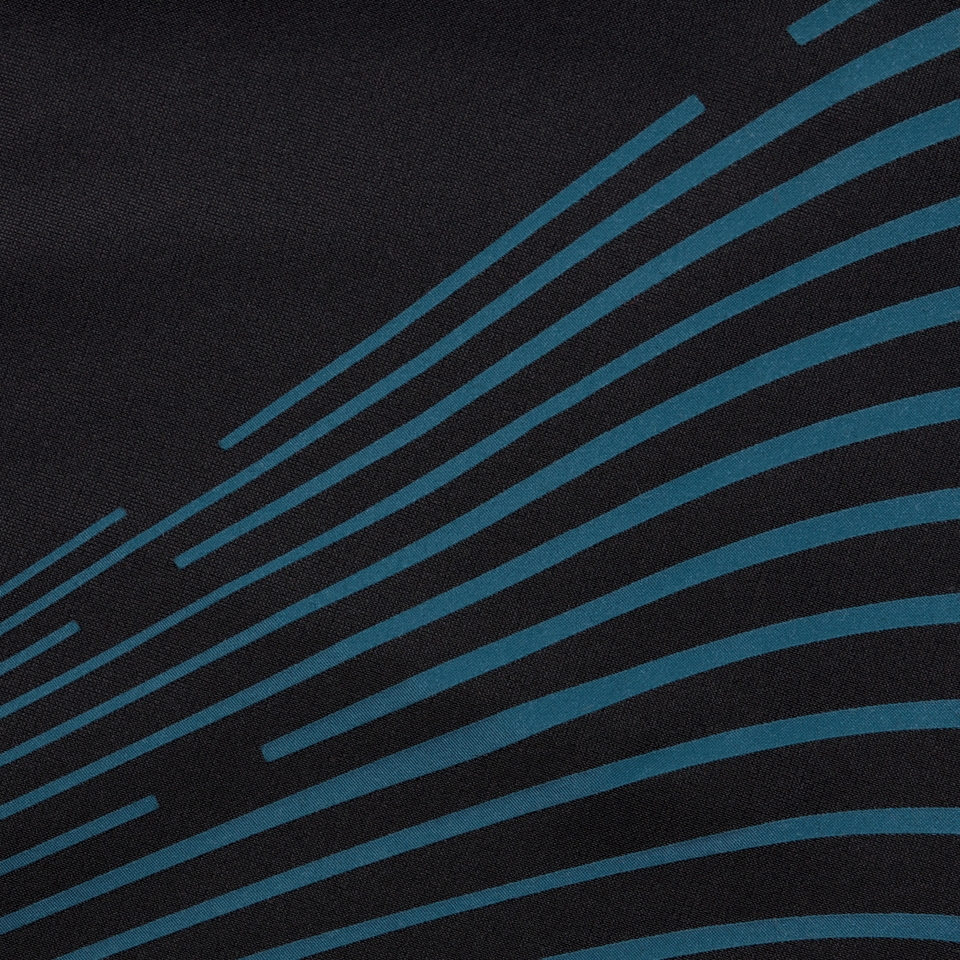 Men's Medley Logo Aquashort Black/Teal