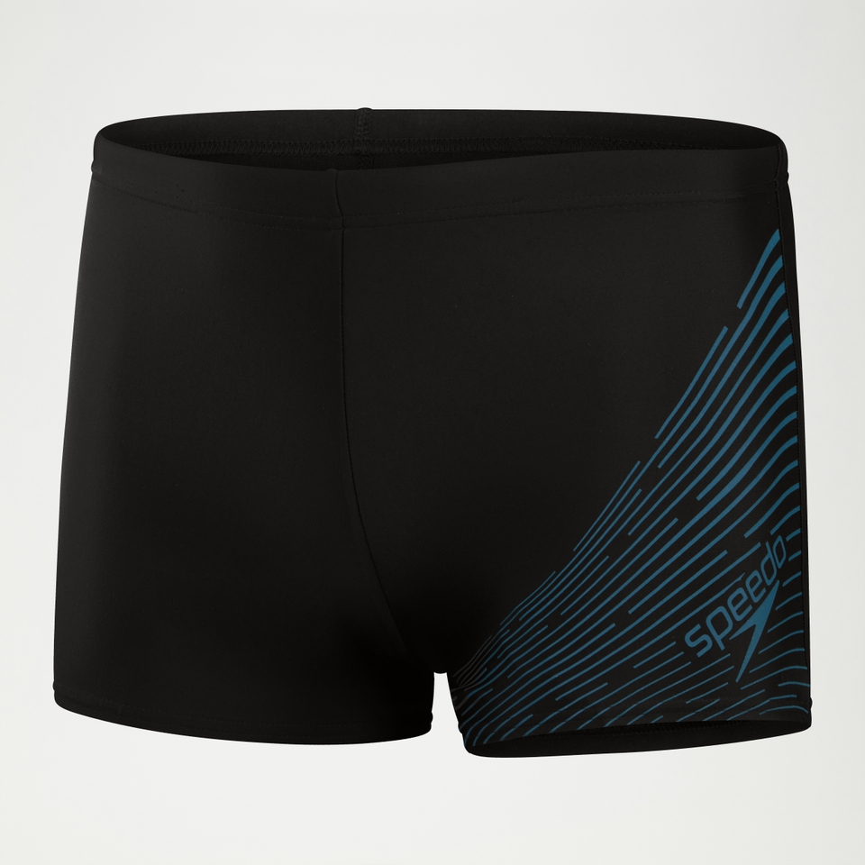 Men's Medley Logo Aquashort Black/Teal