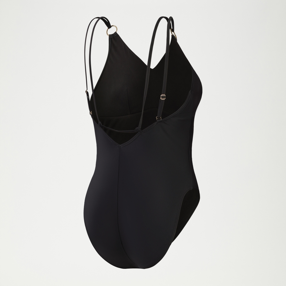 Women's Shaping Strappy One Piece Black