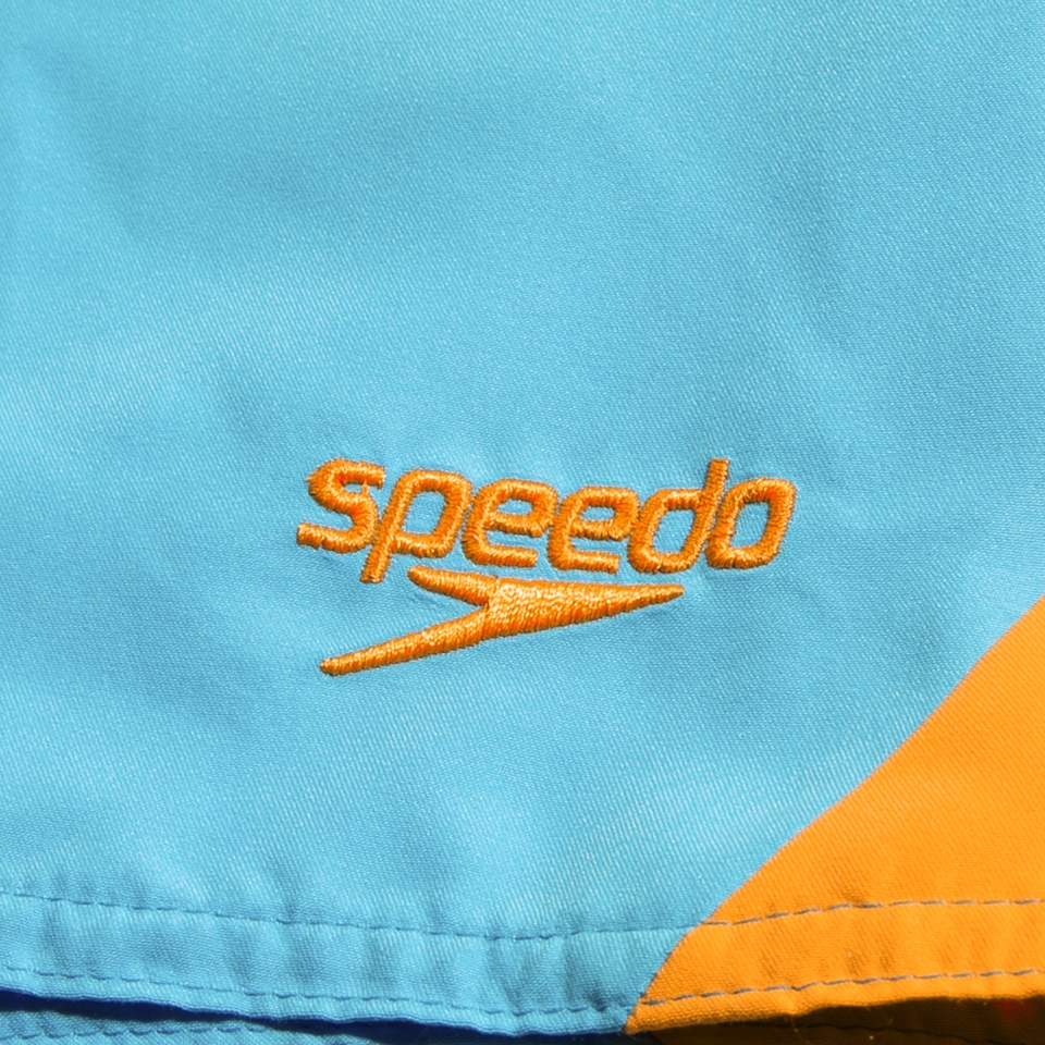 HyperBoom Splice-Schwimmshorts 40 cm für Herren Blau/Orange