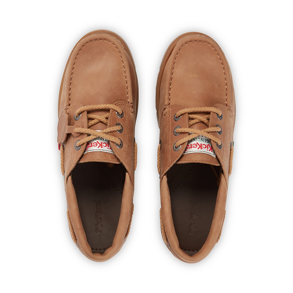 Adult Unisex Lennon Boatshoe Leather Light Tan