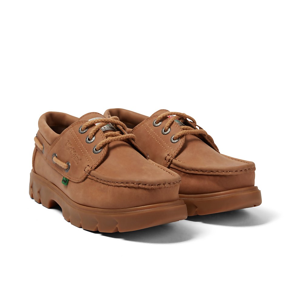 Adult Unisex Lennon Boatshoe Leather Light Tan