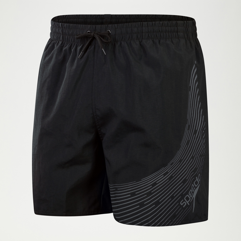 Men's Hyper Boom Logo 16'' Swim Shorts Black/Grey