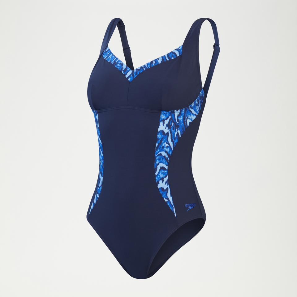 Women's Shaping LunaElustre Swimsuit Navy/Blue