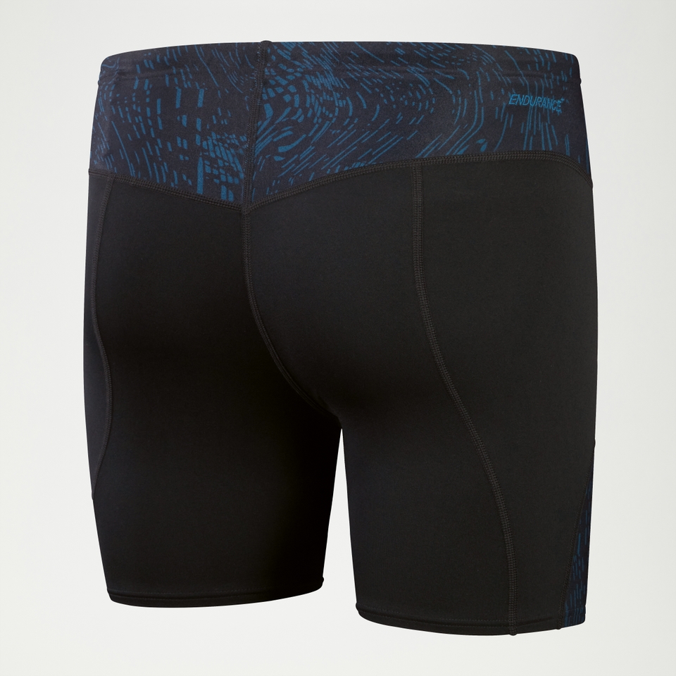 Men's Endrance+ Max Compression Mid Jammer Black/Teal