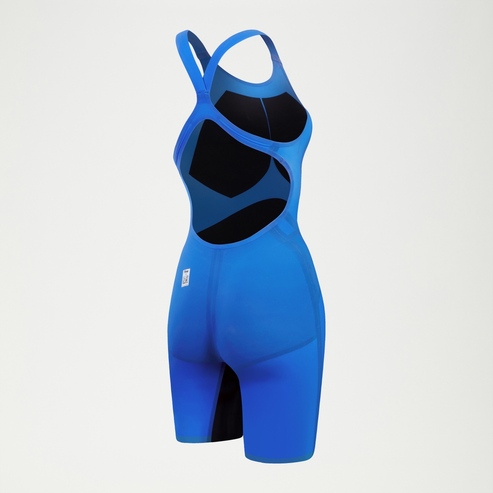 Women's Fastskin LZR Pure Valor 2.0 Openback Kneeskin Blue/Black