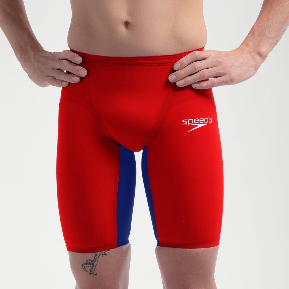 Speedo Fastskin LZR Valor Mens Red/Black Jammers main image 1