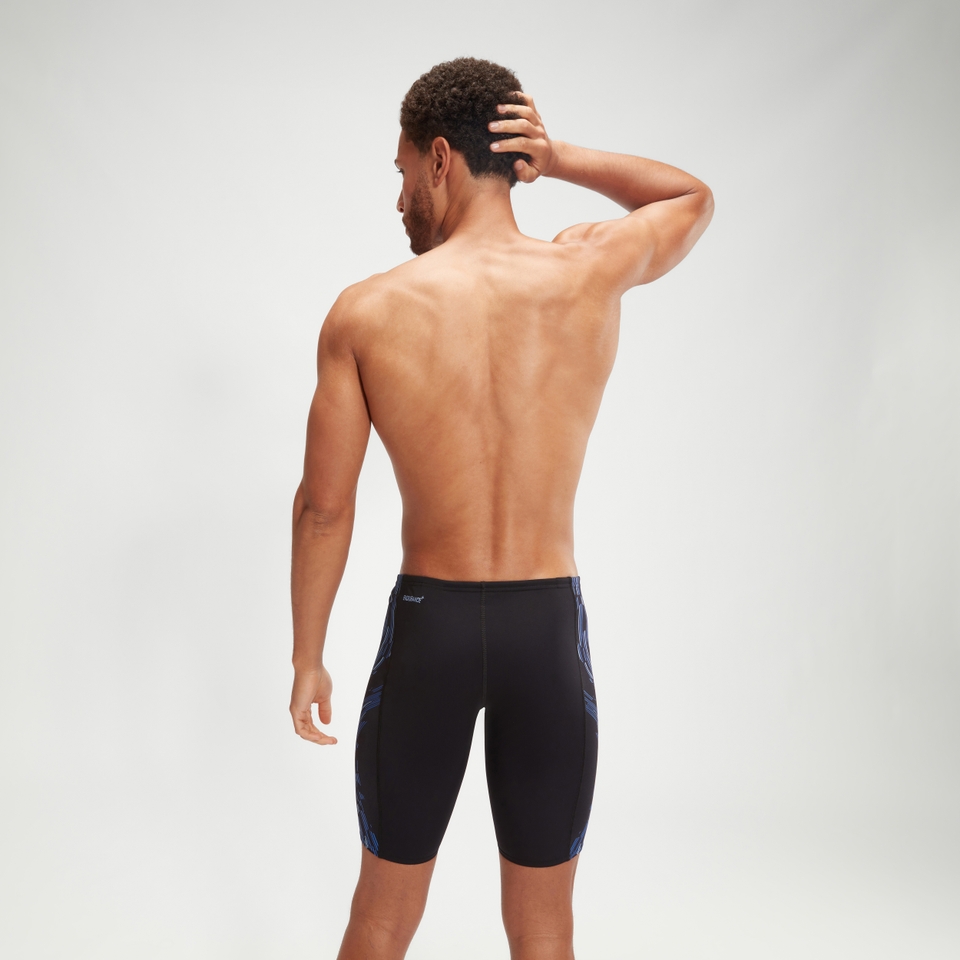 Men's Tech Panel Jammer Black/Blue