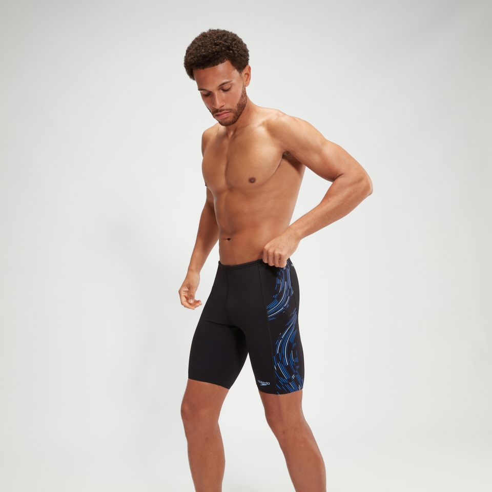 Men's Tech Panel Jammer Black/Blue