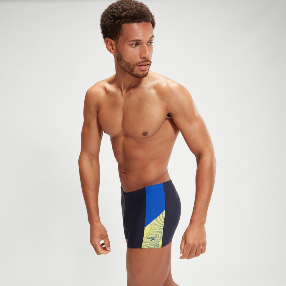 Tauch-Aquashorts für Herren Marineblau/Blau