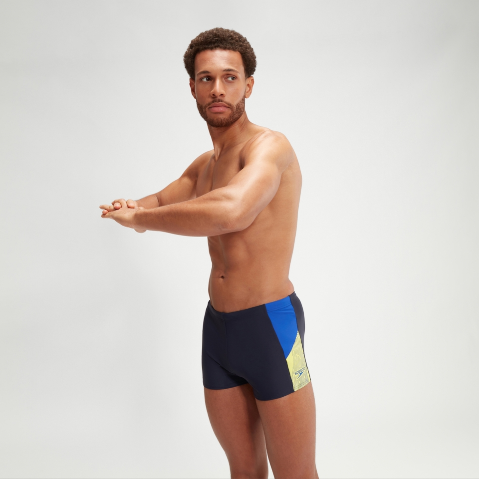 Tauch-Aquashorts für Herren Marineblau/Blau