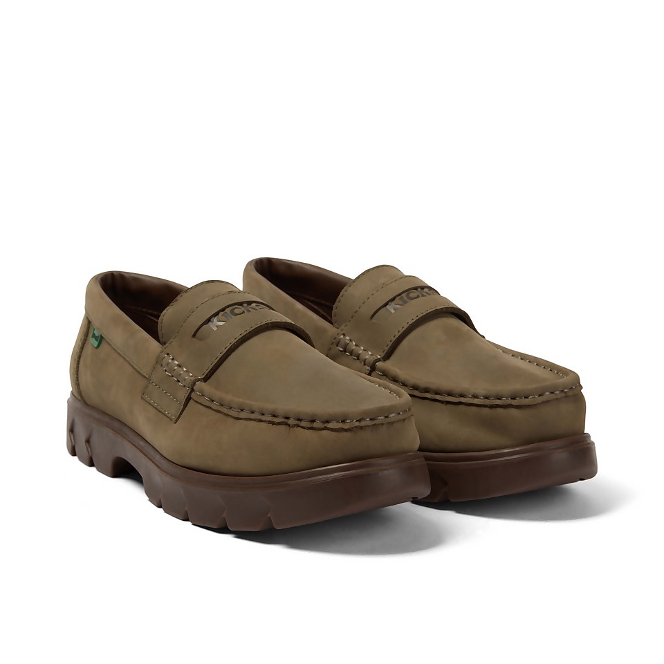 Adult Unisex Lennon Loafer Leather Dark Green