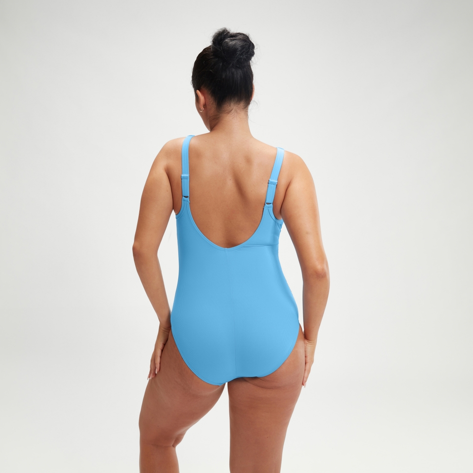Women's V Neck Maternity U Back Blue