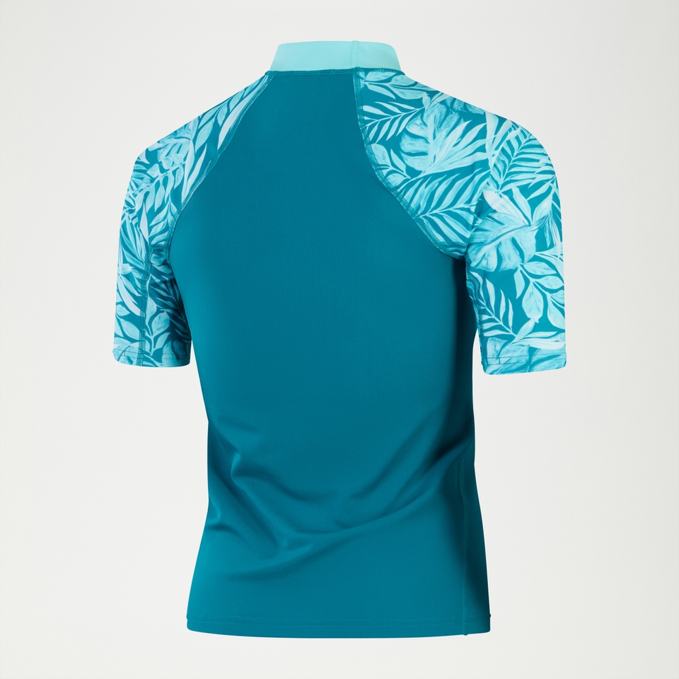 Women's Printed Short Sleeve Rash Top