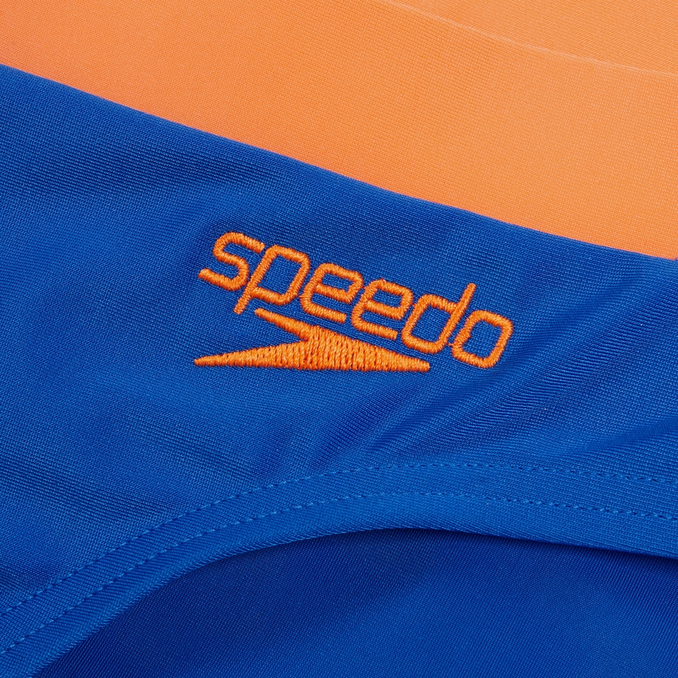 Men's Logo 7cm Brief Blue/Orange