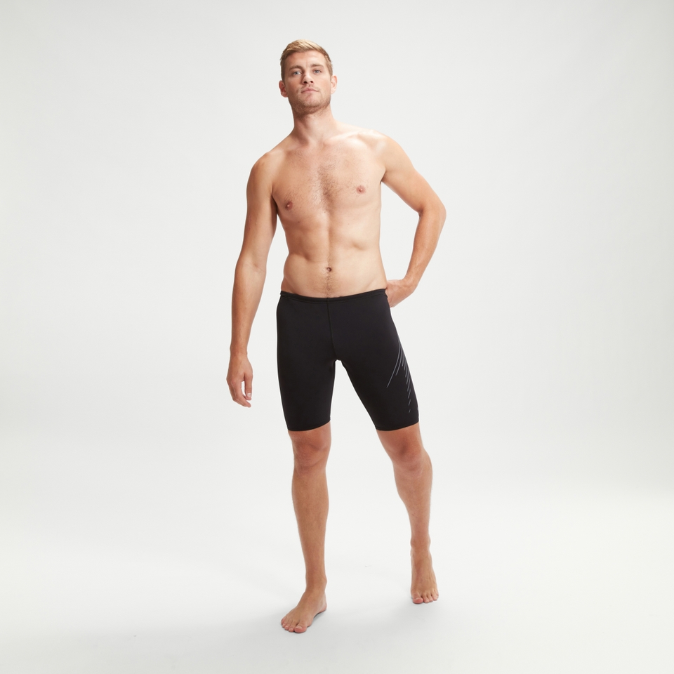 Men's Hyper Boom Placement Jammer Black/Grey