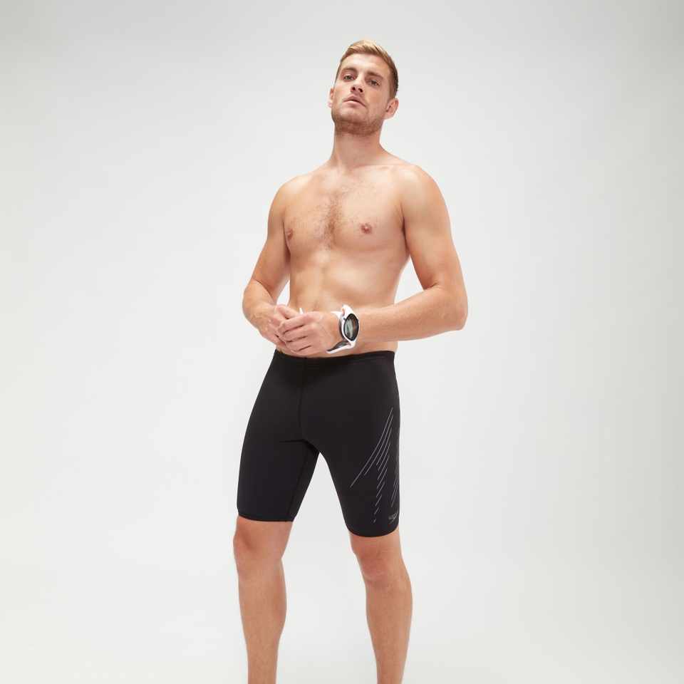 Men's Hyper Boom Placement Jammer Black/Grey