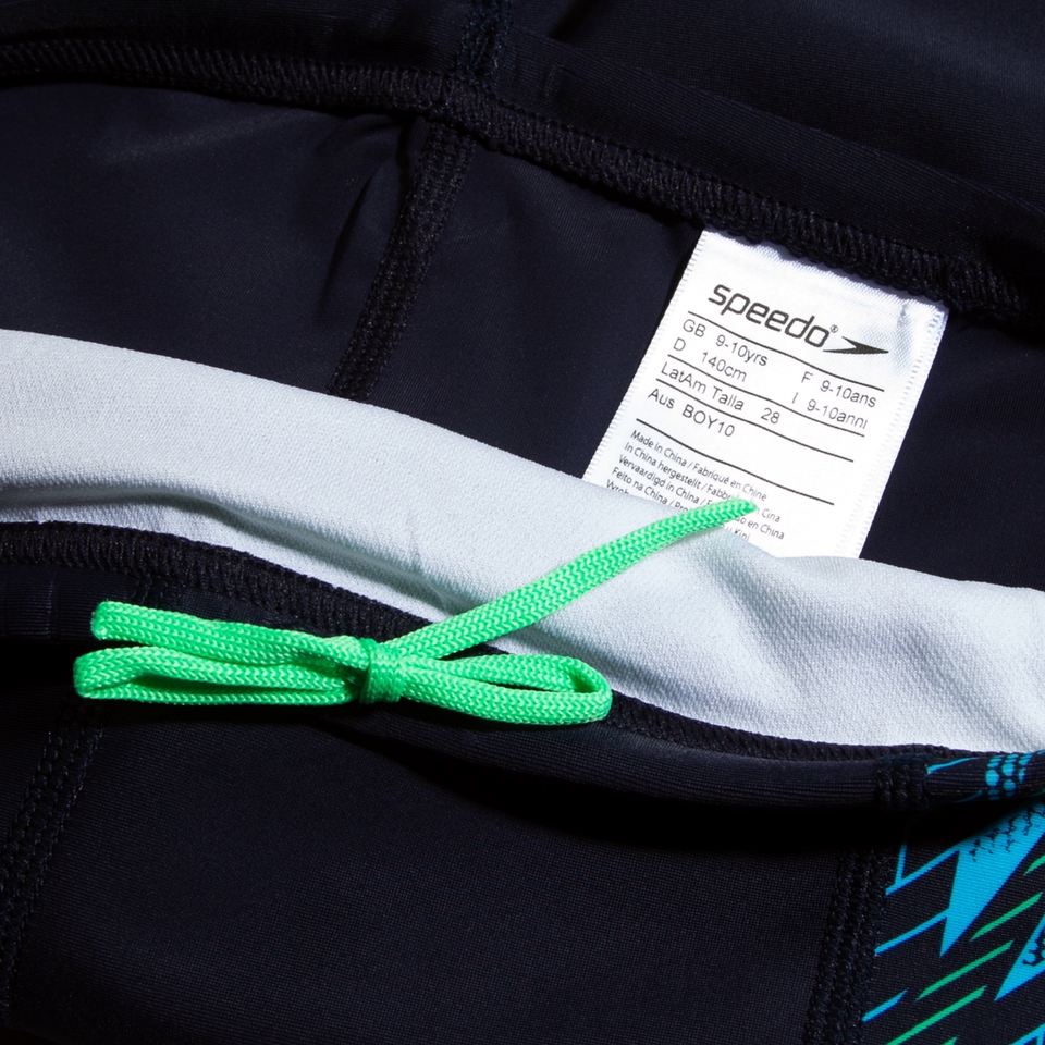 HyperBoom-Schwimmhose mit Einsätzen für Jungen Blau/Violett