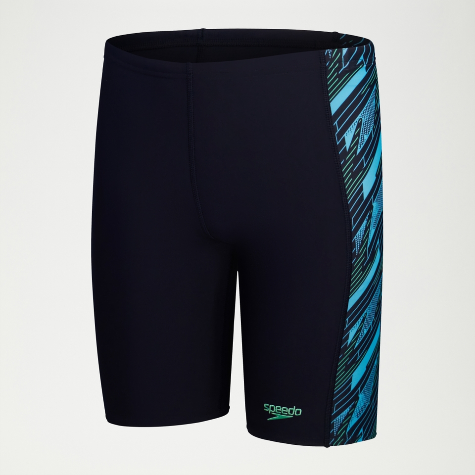 HyperBoom-Schwimmhose mit Einsätzen für Jungen Blau/Violett