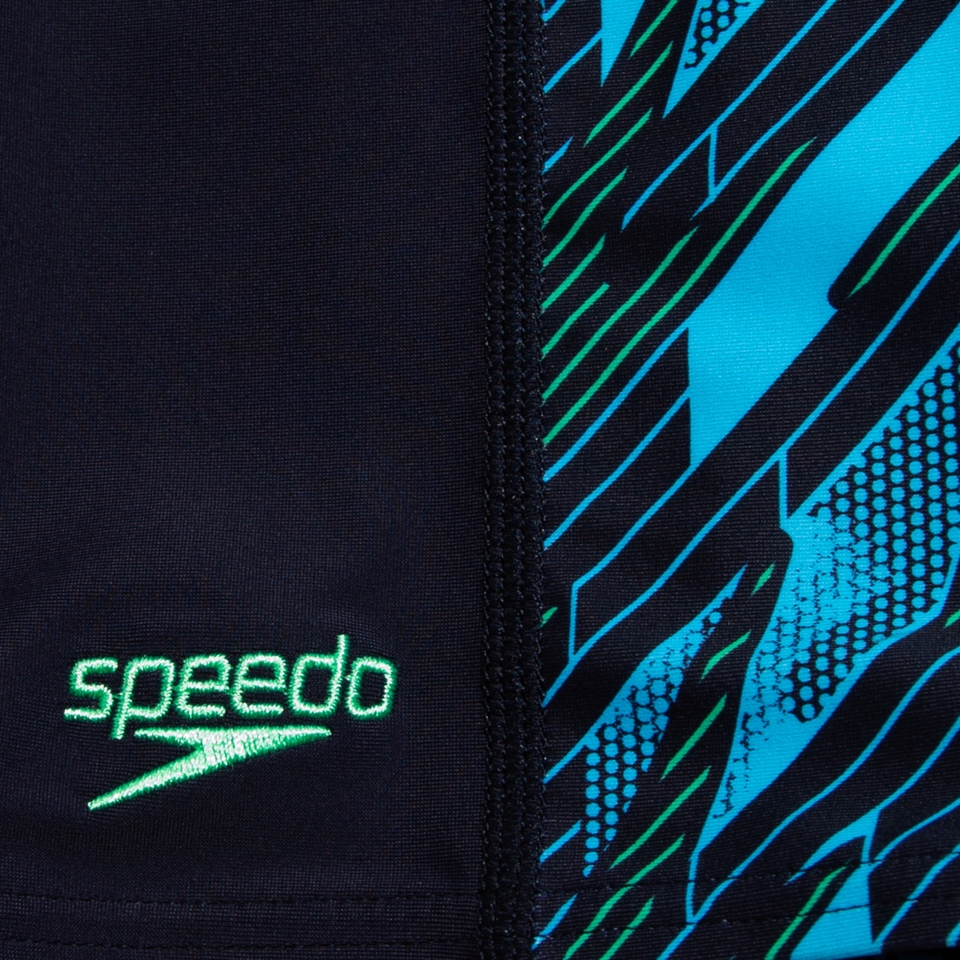 HyperBoom-Schwimmhose mit Einsätzen für Jungen Blau/Violett