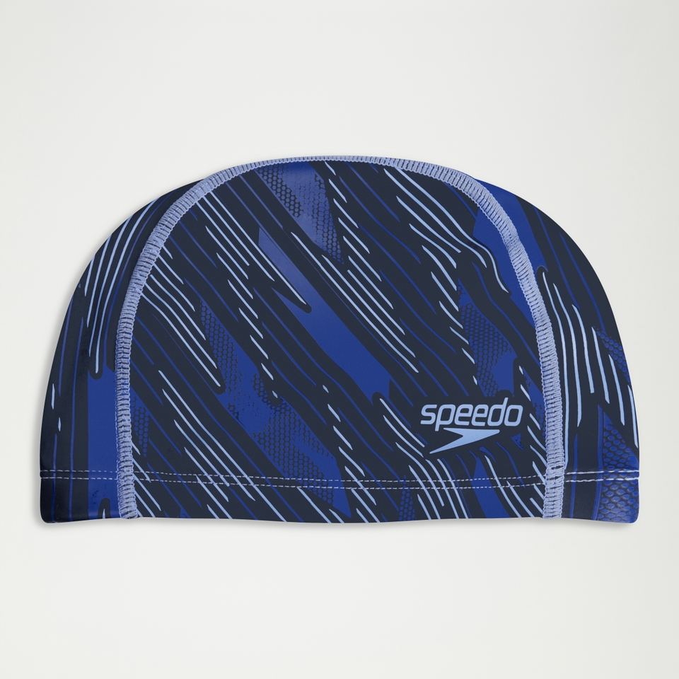 Boom Ultra Pace Badekappe für Erwachsene Marineblau/Blau